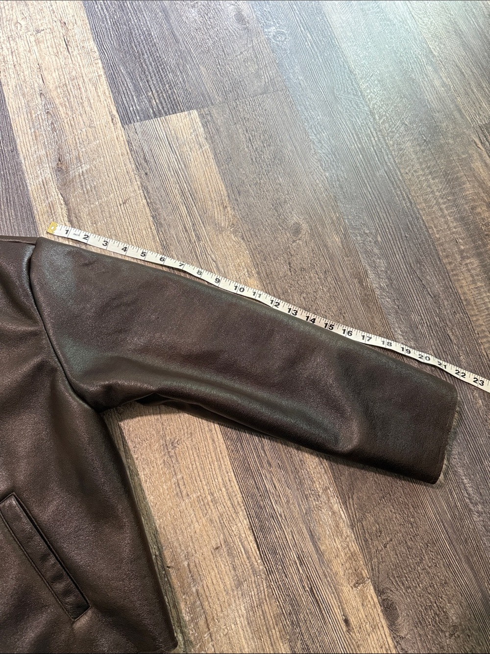 Marc New York Leopard Faux Fur Leather Brown Hooded Jacket Women’s Size Small - Picture 14 of 15